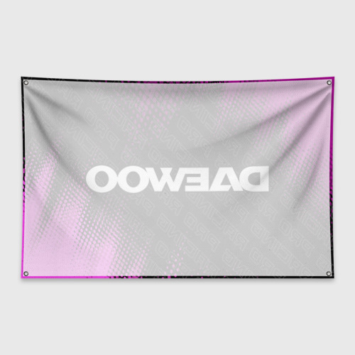 Флаг-баннер Daewoo pro racing: надпись и символ - фото 2