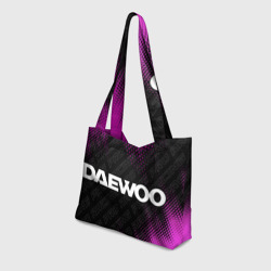 Пляжная сумка 3D Daewoo pro racing: надпись и символ - фото 2