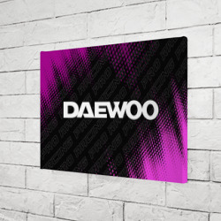 Холст прямоугольный Daewoo pro racing: надпись и символ - фото 2