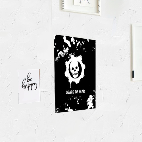 Постер Gears of War glitch на темном фоне - фото 3