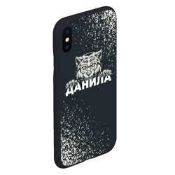 Чехол для iPhone XS Max матовый Данила зубастый волк - фото 2