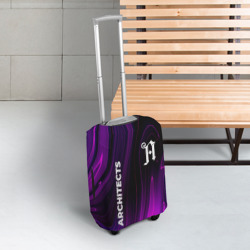 Чехол для чемодана 3D Architects violet plasma - фото 2