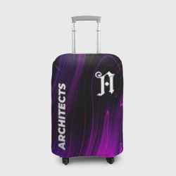 Чехол для чемодана 3D Architects violet plasma