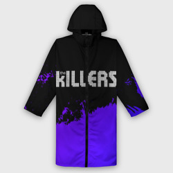 Мужской дождевик 3D The Killers purple grunge