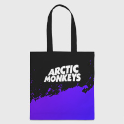 Шоппер 3D Arctic Monkeys purple grunge