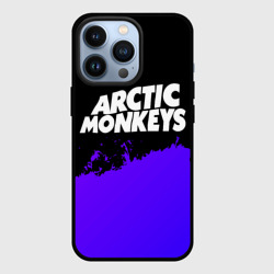 Чехол для iPhone 13 Pro Arctic Monkeys purple grunge