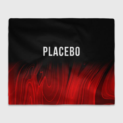 Плед 3D Placebo red plasma, цвет 3D (велсофт)