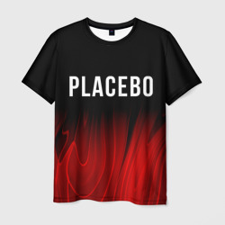 Мужская футболка 3D Placebo red plasma