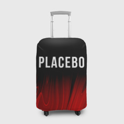 Чехол для чемодана 3D Placebo red plasma