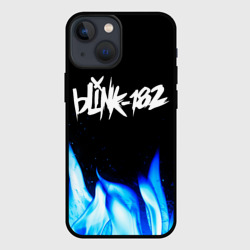 Чехол для iPhone 13 mini Blink 182 blue fire