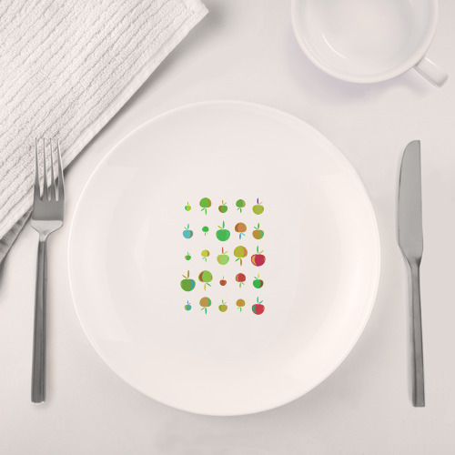 Набор: тарелка + кружка Яблочный микс - фото 4