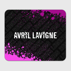 Прямоугольный коврик для мышки Avril Lavigne rock Legends: надпись и символ