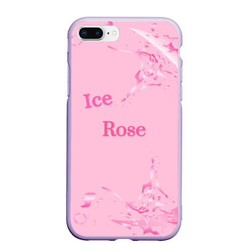 Чехол для iPhone 7Plus/8 Plus матовый Ice Rose, цвет светло-сиреневый