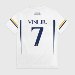 Мужская футболка 3D Винисиус Жуниор Реал Мадрид форма 23-24 домашняя
