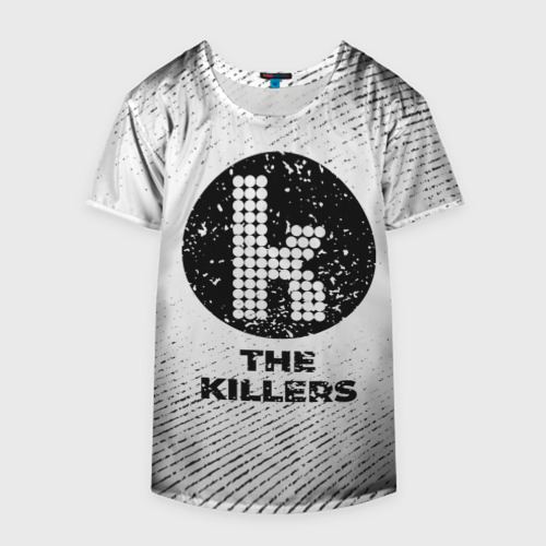 Накидка на куртку 3D The Killers с потертостями на светлом фоне, цвет 3D печать - фото 4