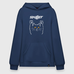 Худи SuperOversize хлопок Skillet rock cat