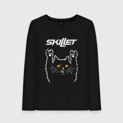 Женский лонгслив хлопок Skillet rock cat