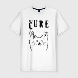Мужская футболка хлопок Slim The Cure - rock cat
