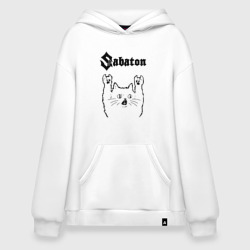 Худи SuperOversize хлопок Sabaton - rock cat