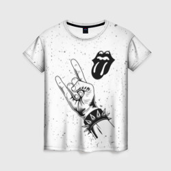 Женская футболка 3D Rolling Stones и рок символ