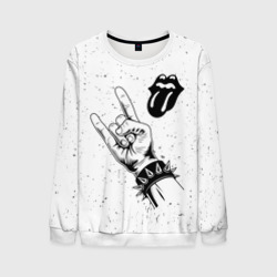 Мужской свитшот 3D Rolling Stones и рок символ