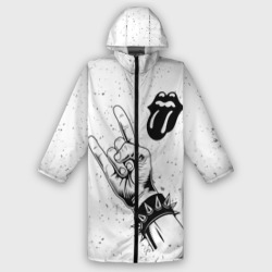 Мужской дождевик 3D Rolling Stones и рок символ