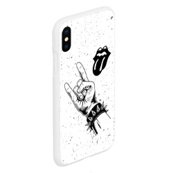 Чехол для iPhone XS Max матовый Rolling Stones и рок символ - фото 2