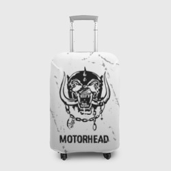 Чехол для чемодана 3D Motorhead glitch на светлом фоне