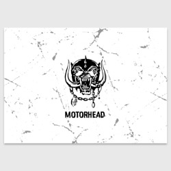 Поздравительная открытка Motorhead glitch на светлом фоне