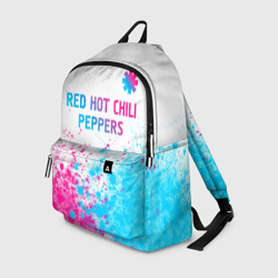 Рюкзак 3D Red Hot Chili Peppers neon gradient style: символ сверху