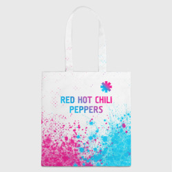 Шоппер 3D Red Hot Chili Peppers neon gradient style: символ сверху