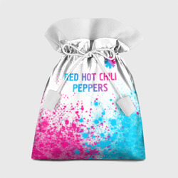 Подарочный 3D мешок Red Hot Chili Peppers neon gradient style: символ сверху