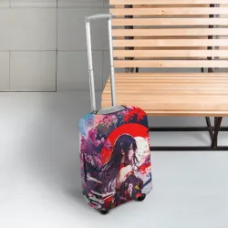 Чехол для чемодана 3D Японская девушка от нейросети - фото 2