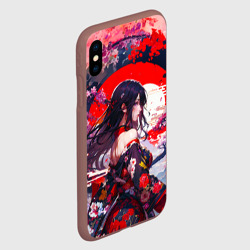 Чехол для iPhone XS Max матовый Японская девушка от нейросети - фото 2