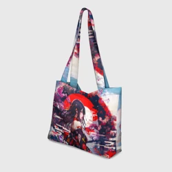 Пляжная сумка 3D Японская девушка от нейросети - фото 2