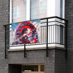 Флаг-баннер Японская девушка от нейросети - фото 2