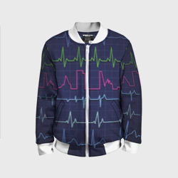 Детский бомбер 3D Color pulse
