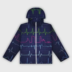 Женская ветровка 3D Color pulse