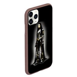 Чехол для iPhone 11 Pro Max матовый Мона Лиза - готика - нейросеть - фото 2