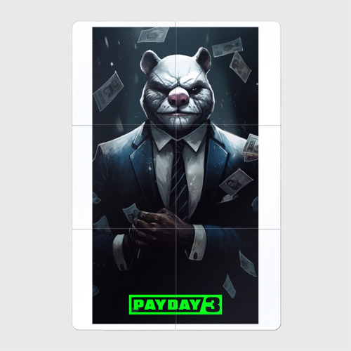 Магнитный плакат 2Х3 Pay day 3 bear