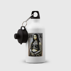 Бутылка спортивная Мона Лиза - готика - нейросеть - фото 2