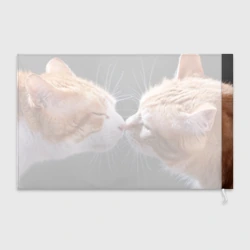 Флаг 3D Кошачья любовь - фото 2