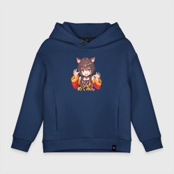 Детское худи Oversize хлопок Megu nyan