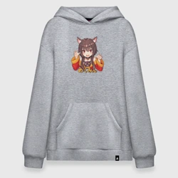 Худи SuperOversize хлопок Megu nyan