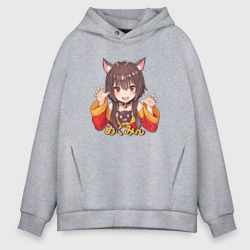 Мужское худи Oversize хлопок Megu nyan