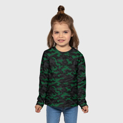 Детский лонгслив 3D Точечный камуфляжный узор Spot camouflage pattern - фото 2