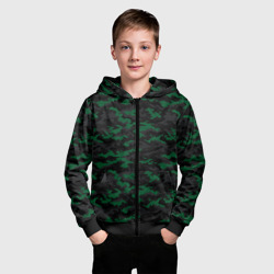 Детская толстовка 3D на молнии Точечный камуфляжный узор Spot camouflage pattern - фото 2