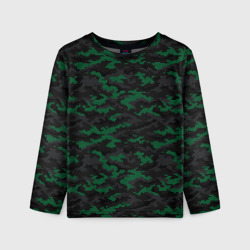 Детский лонгслив 3D Точечный камуфляжный узор Spot camouflage pattern