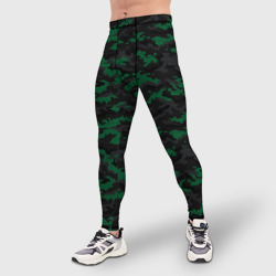 Мужские тайтсы 3D Точечный камуфляжный узор Spot camouflage pattern - фото 2