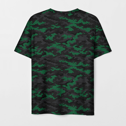 Мужская футболка 3D Точечный камуфляжный узор Spot camouflage pattern, цвет 3D печать - фото 2
